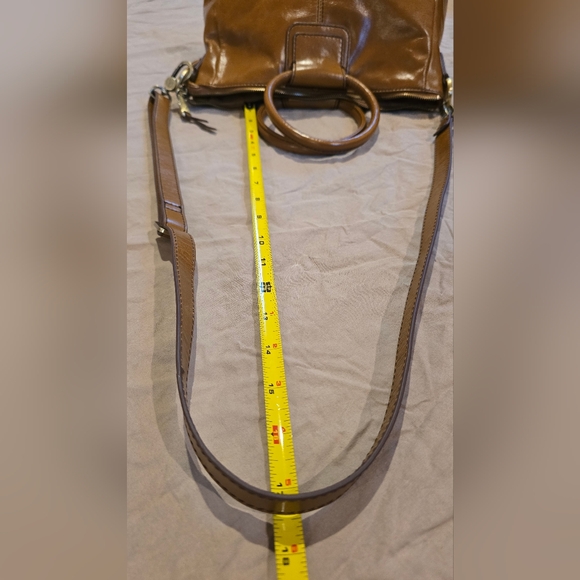 HOBO Brown Leather Shoulder Bag Shelia Medium - Picture 7 of 14